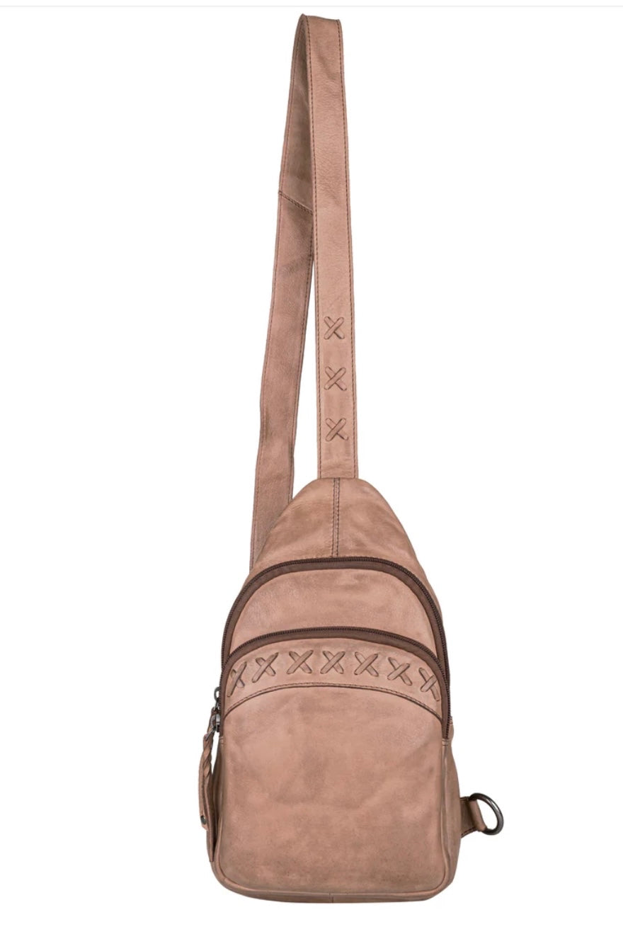 Taylor Leather Concealed Carry Sling Backpack - Hiding Hilda, LLC