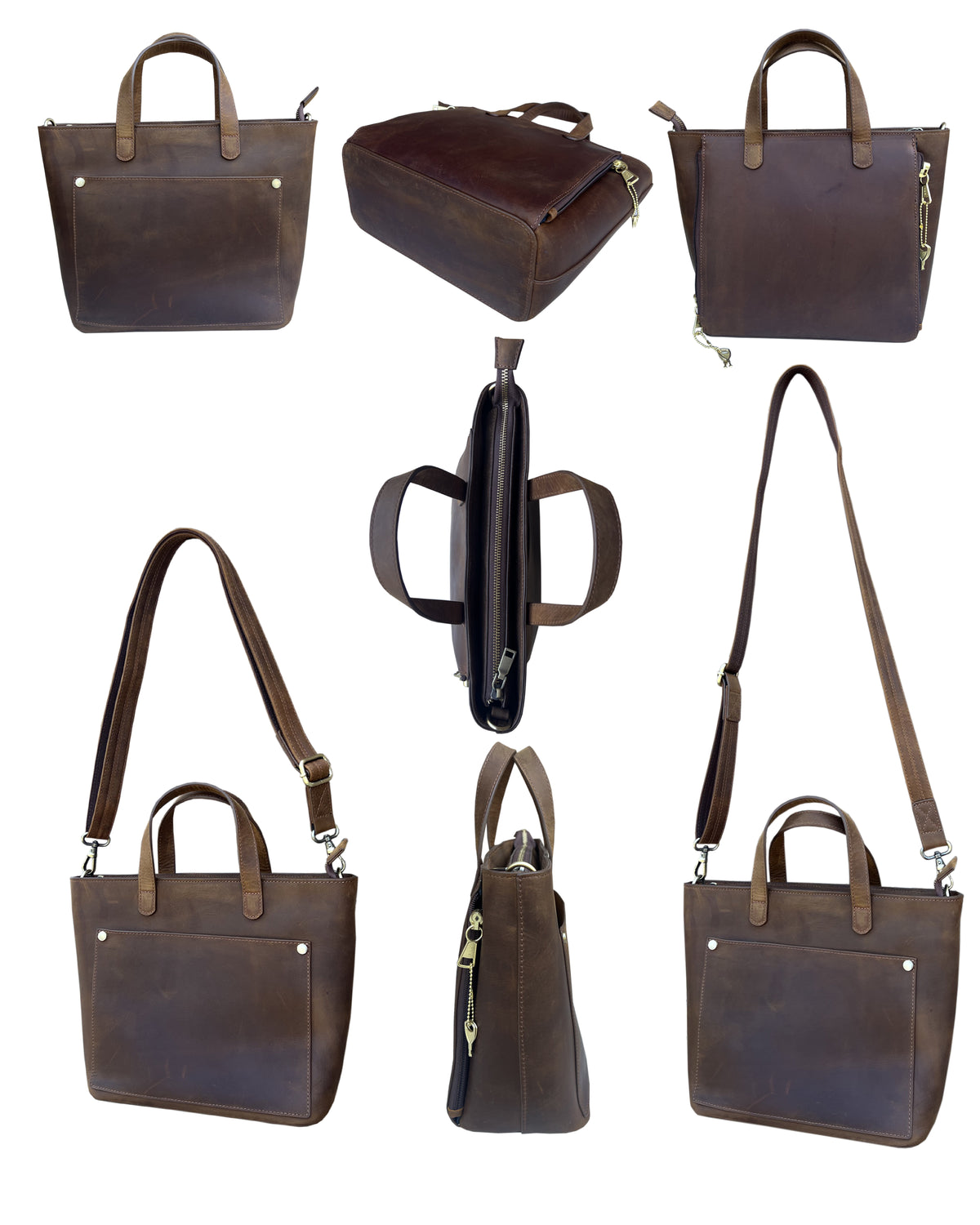 Roma Leather Concealed Carry Satchel