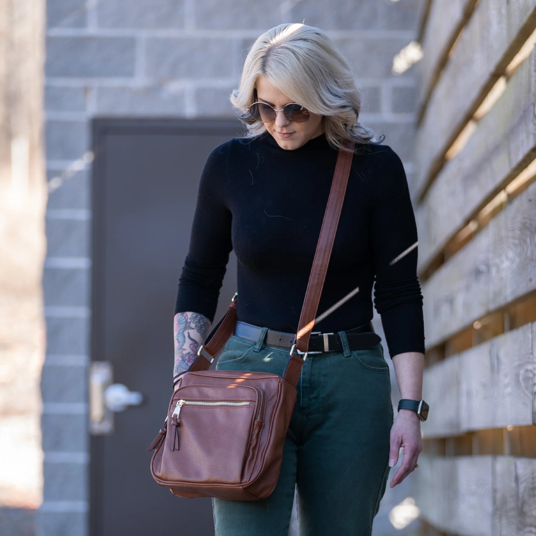 Brooklyn New Concealed Carry Crossbody Purse - Hiding Hilda, LLC