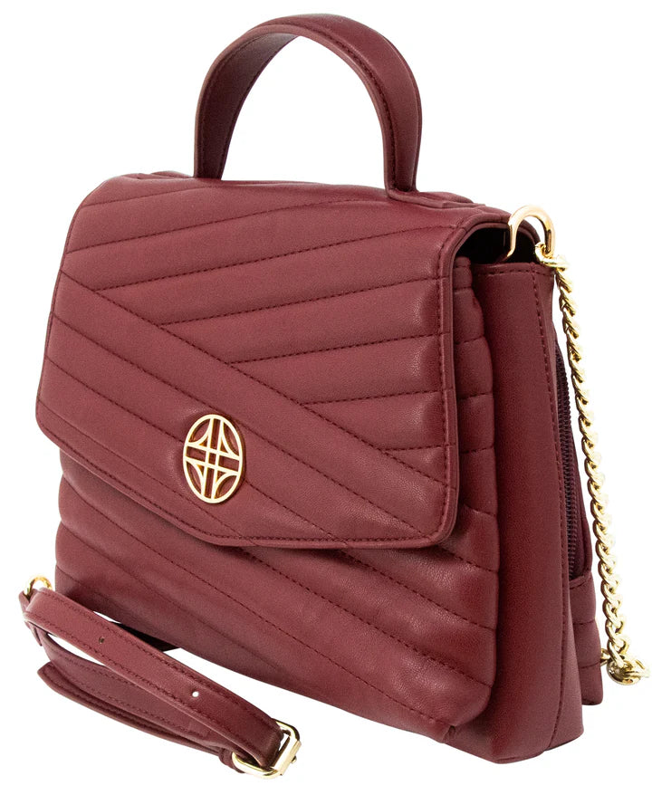 Venus Concealed Carry Quilted Compact Crossbody Purse - Hiding Hilda, LLC