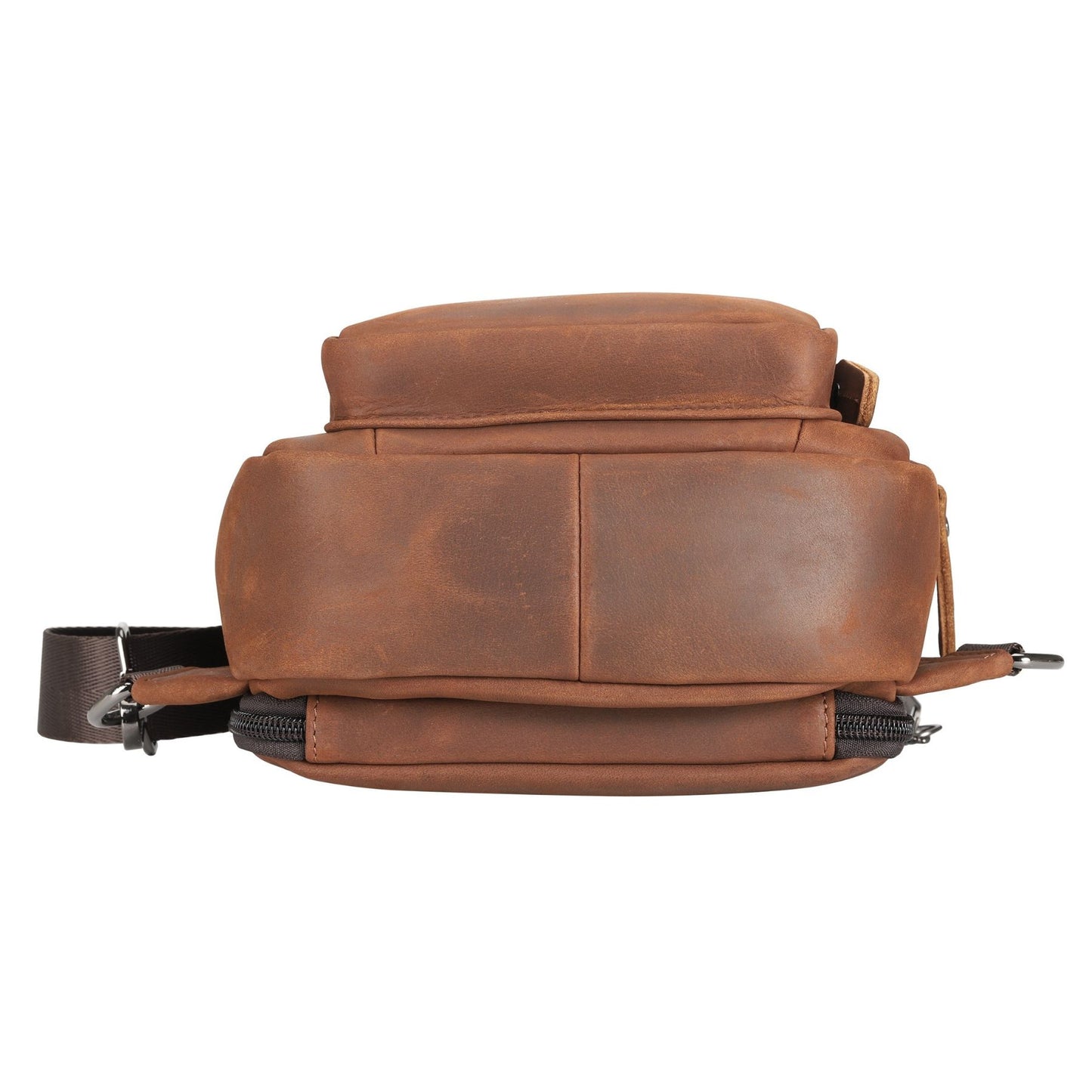 Xander Unisex Leather Sling Bag - Hiding Hilda, LLC