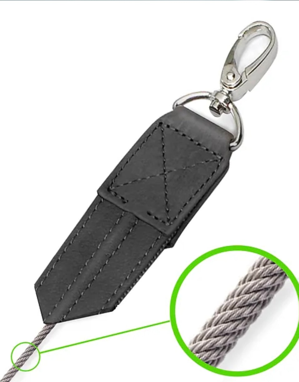 Leather Square Lockable Purse - Hiding Hilda, LLC