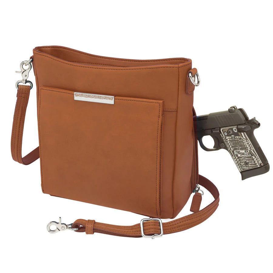 GTM Original Slim Leather Crossbody Purse - Hiding Hilda, LLC
