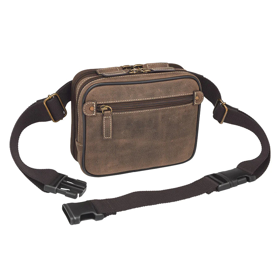 GTM Distressed Leather Waist Sling Pack - Hiding Hilda, LLC