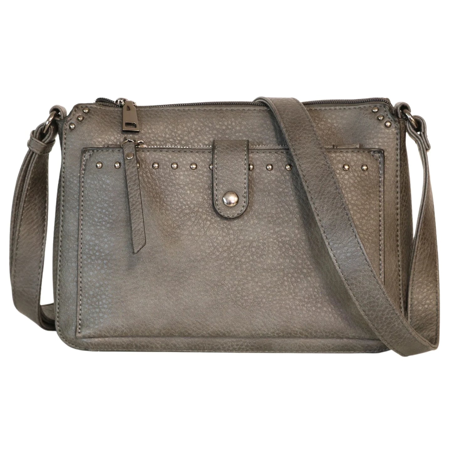 Kinsley Compact Lockable Crossbody with RFID Slim Wallet - Hiding Hilda, LLC
