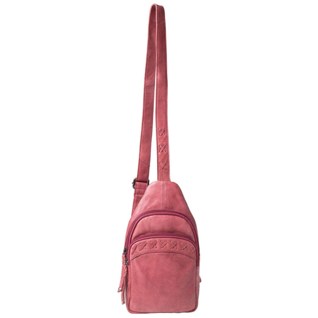 Taylor Leather Sling Backpack - Hiding Hilda, LLC