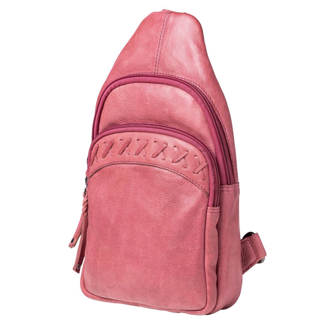 Taylor Leather Sling Backpack - Hiding Hilda, LLC
