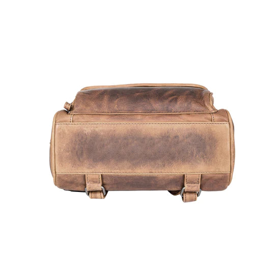 Daisy Leather Concealed Carrt Lockable Backpack - Hiding Hilda, LLC