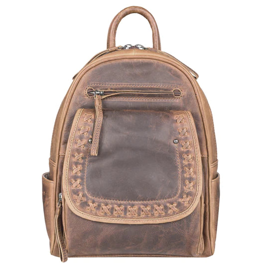 Lockable backpack top
