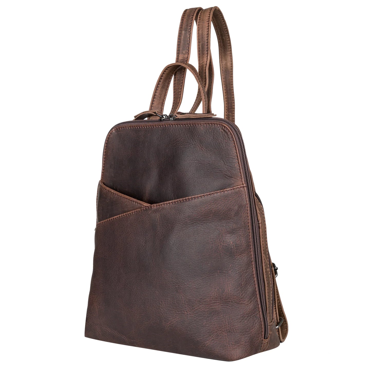 Concealed Carry Jayden Leather Backpack - Hiding Hilda, LLC