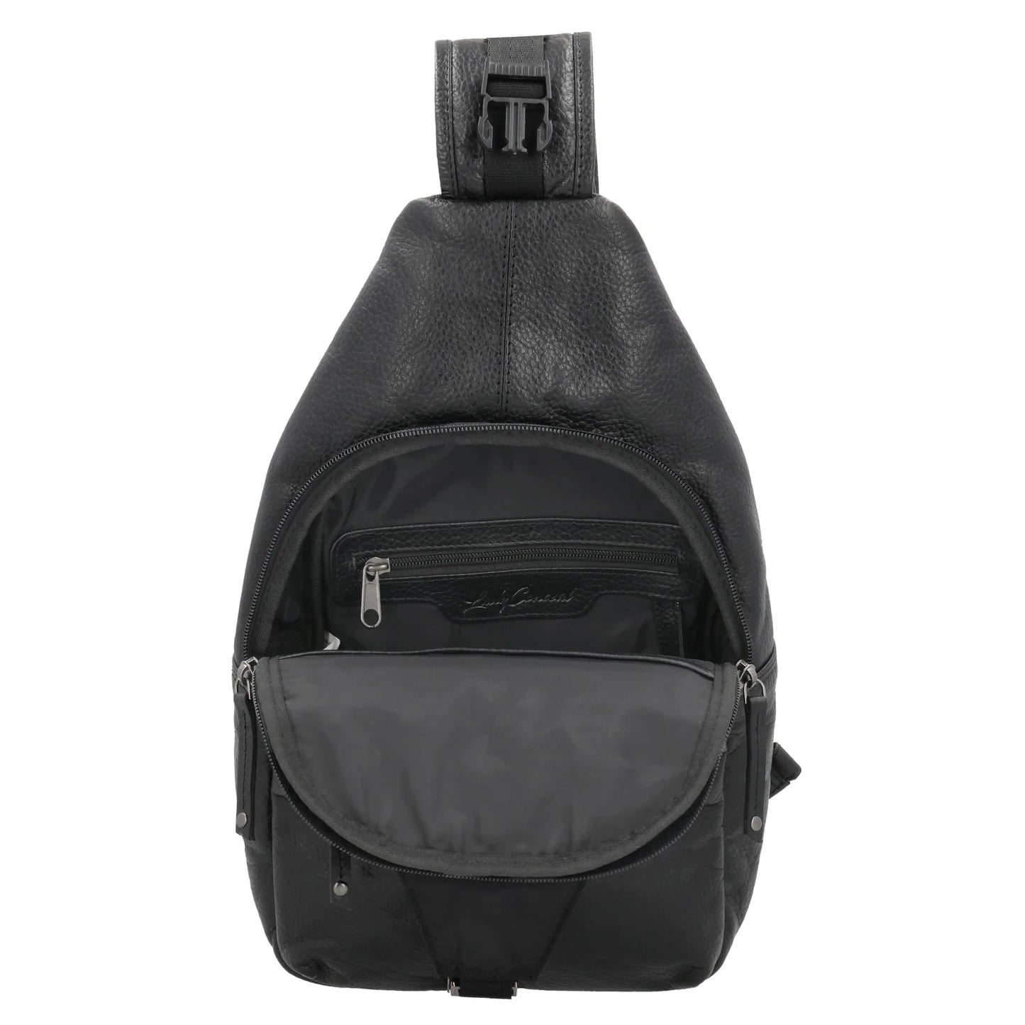 Grayson Buffalo Leather Sling Bag - Hiding Hilda, LLC