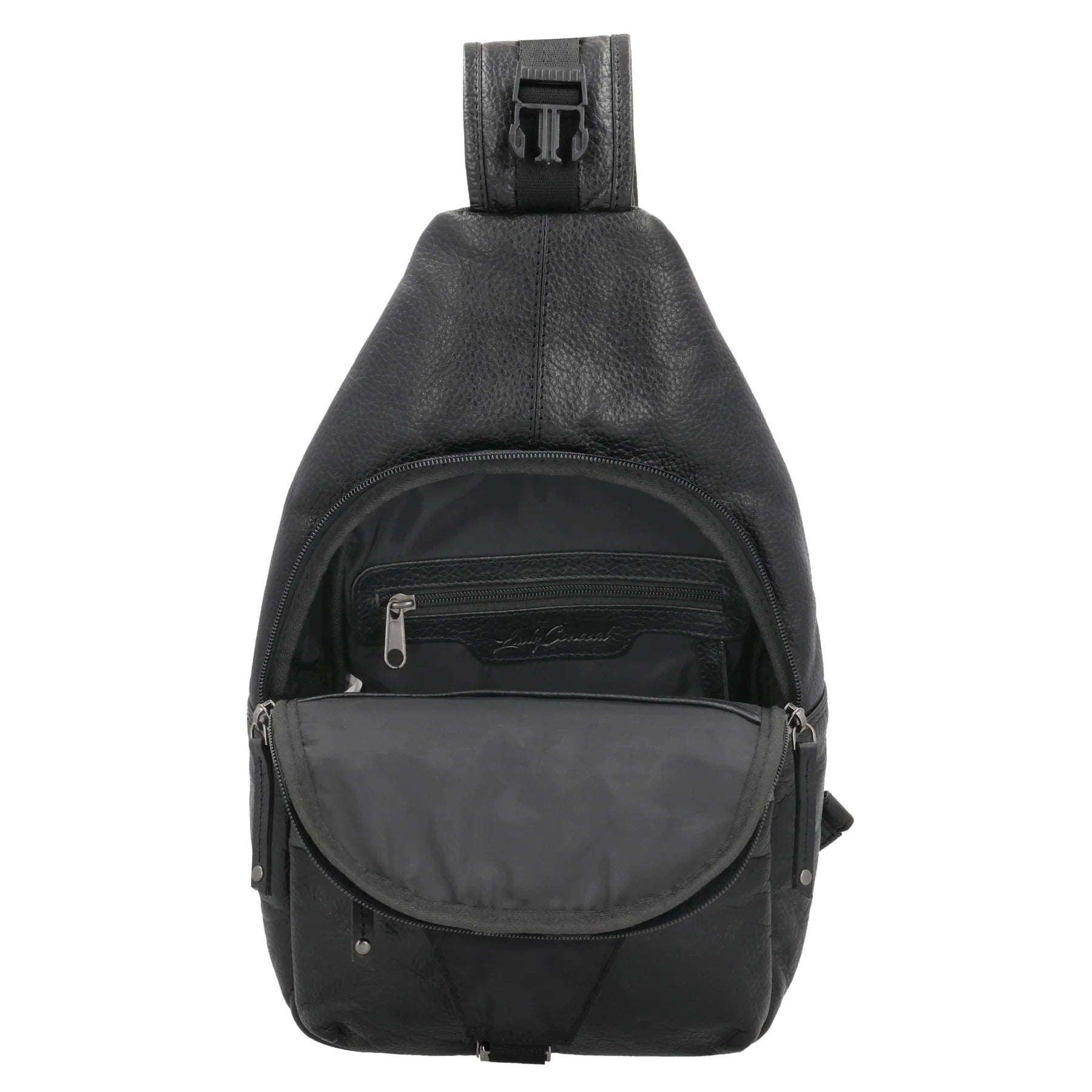 Grayson Buffalo Leather Sling Bag - Hiding Hilda, LLC