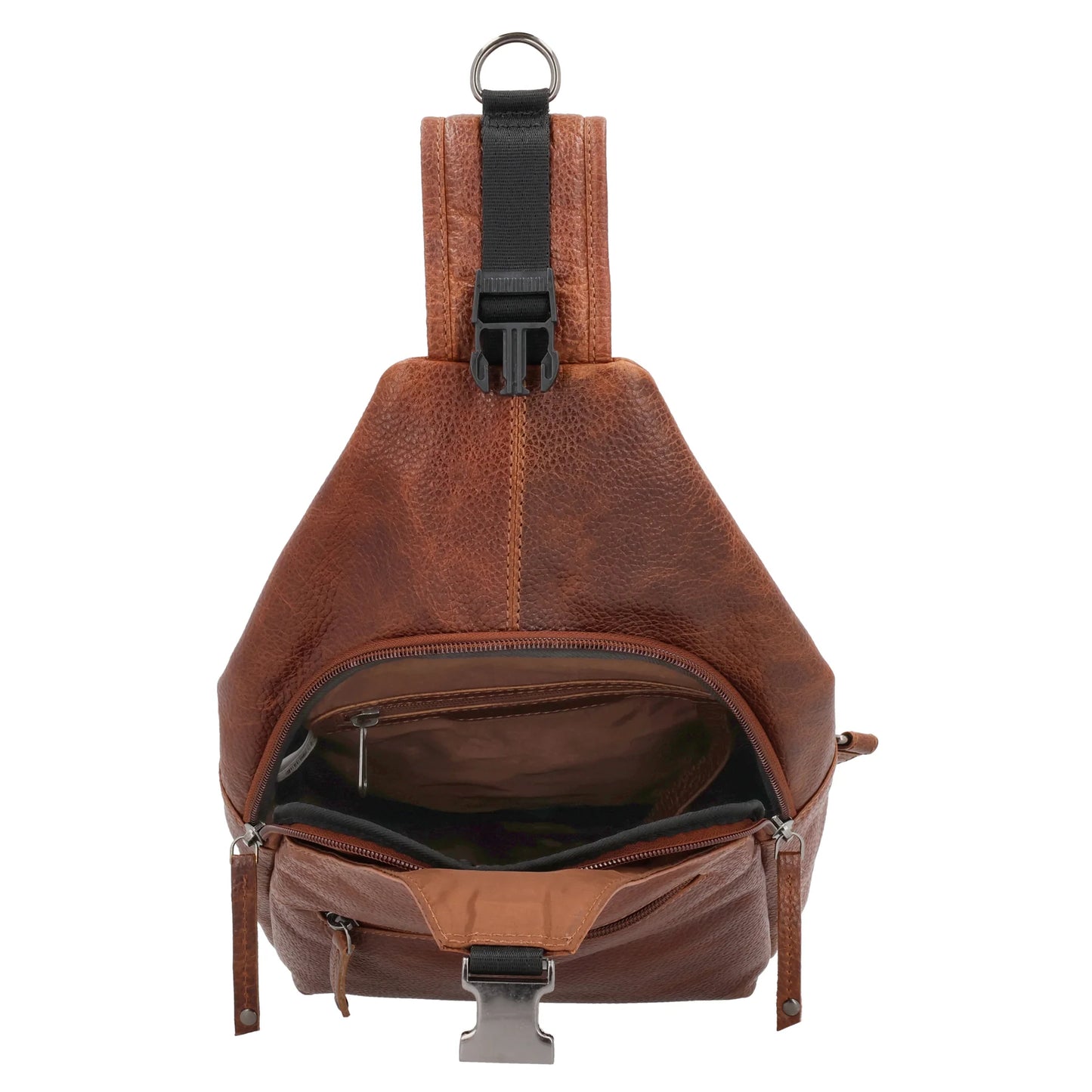 Grayson Buffalo Leather Sling Bag - Hiding Hilda, LLC