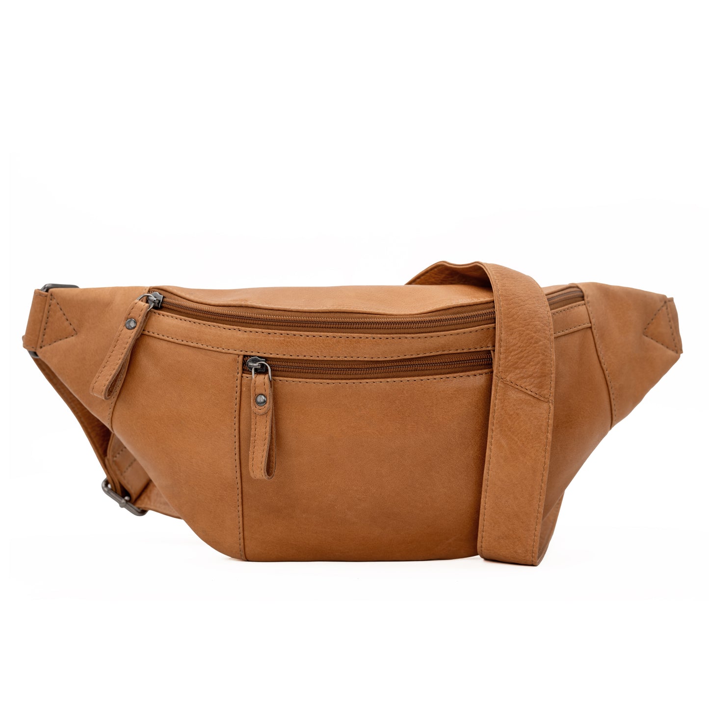 Charlie Leather Sling Bag with Magnetic Entry - Hiding Hilda, LLC