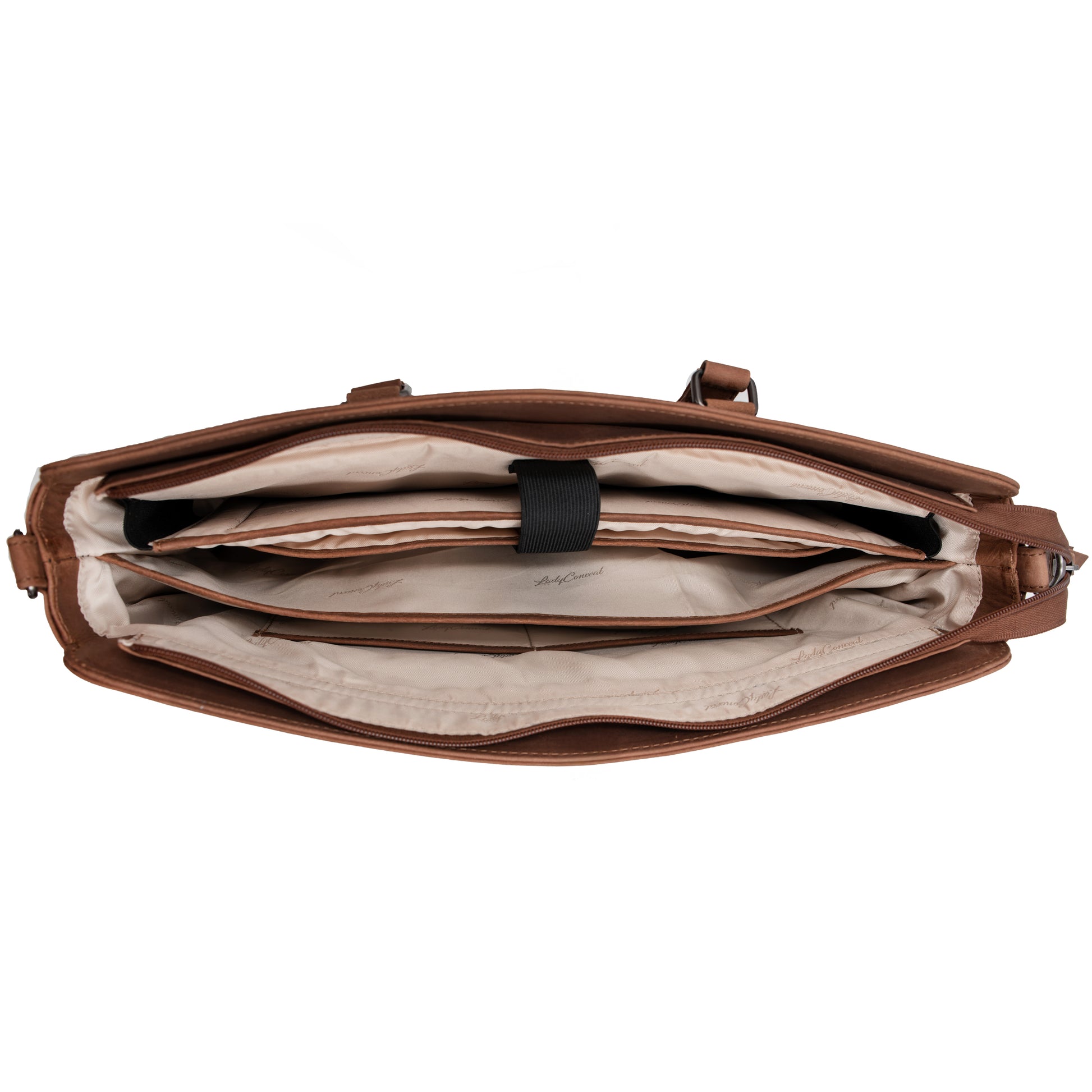 Willow Leather Computer Satchel - Hiding Hilda, LLC