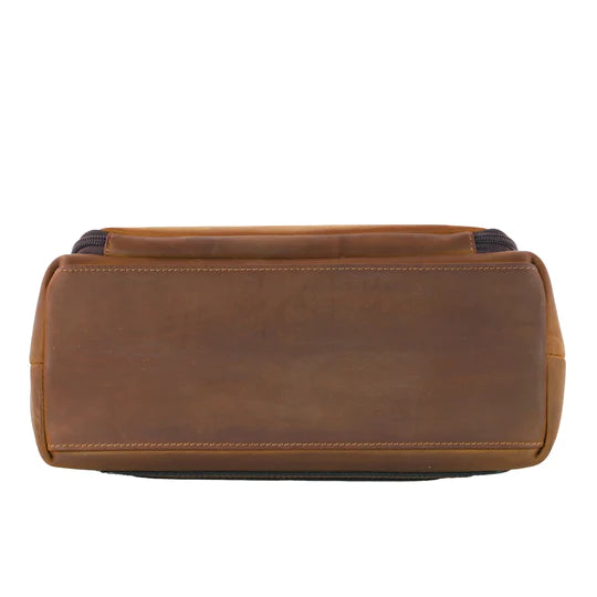 Brynlee Distressed Leather Lockable Crossbody Concealed Carry Purse