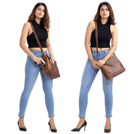 Lydia Soft Leather Classic Concealed Carry Crossbody - Hiding Hilda, LLC