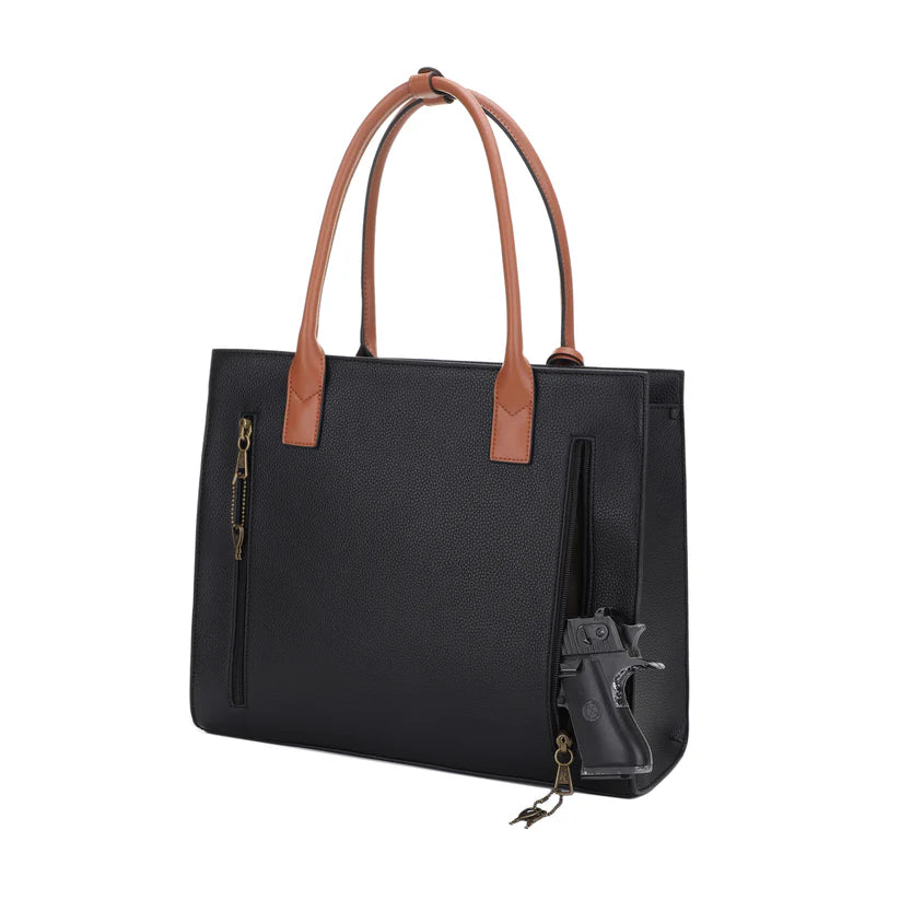 Remington Newport Leather Tote - Hiding Hilda, LLC