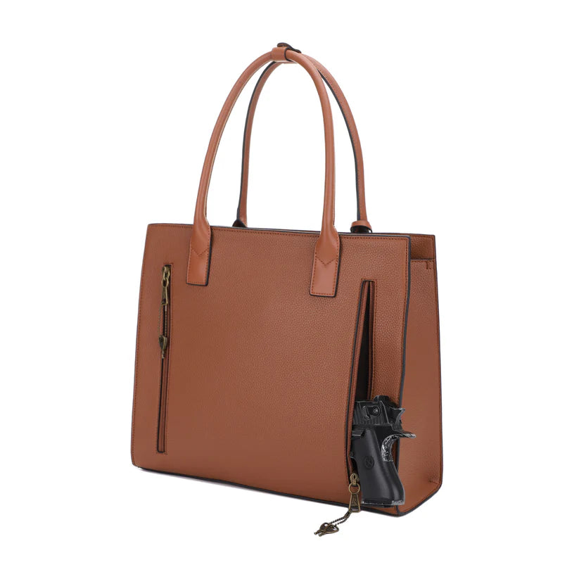 Remington Newport Leather Tote - Hiding Hilda, LLC