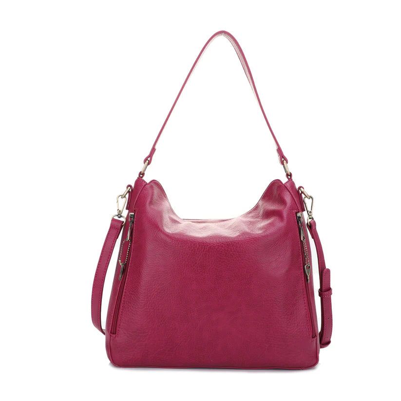 Dakota Lock and Key Hobo Shoulder Bag - Hiding Hilda, LLC