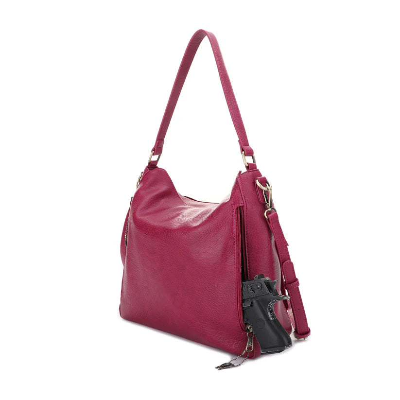 Dakota Lock and Key Hobo Shoulder Bag - Hiding Hilda, LLC