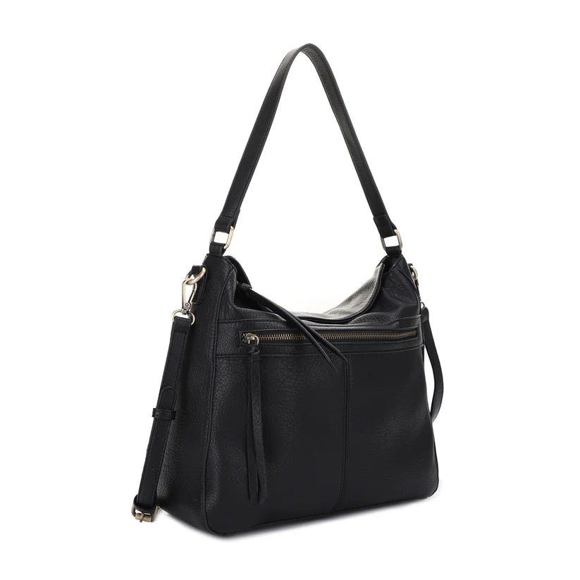 Dakota Lock and Key Hobo Shoulder Bag - Hiding Hilda, LLC