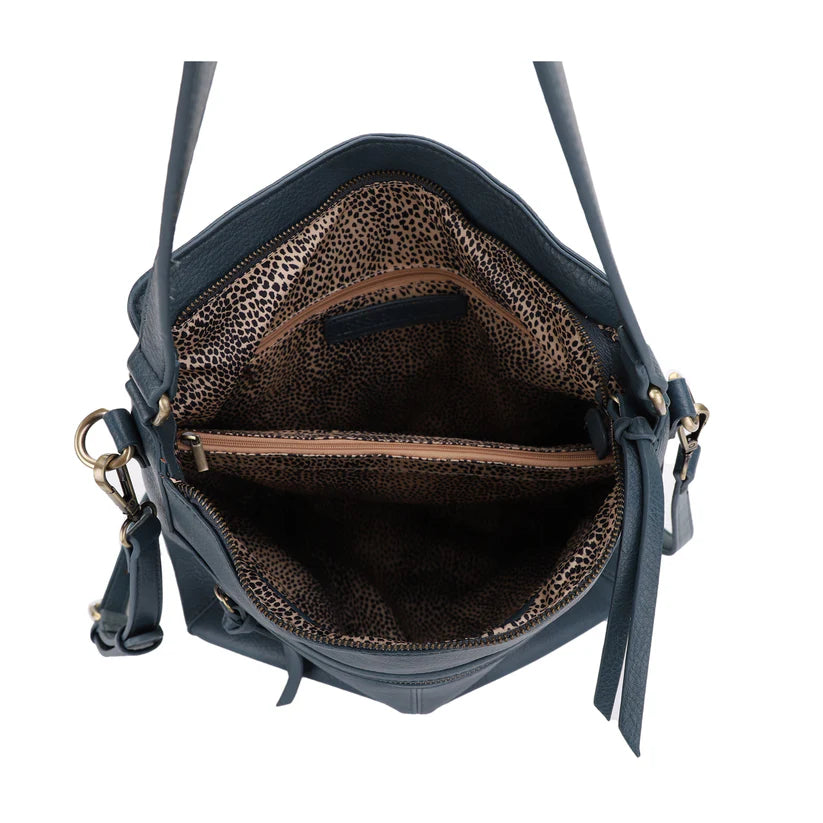 Dakota Lock and Key Hobo Shoulder Bag - Hiding Hilda, LLC