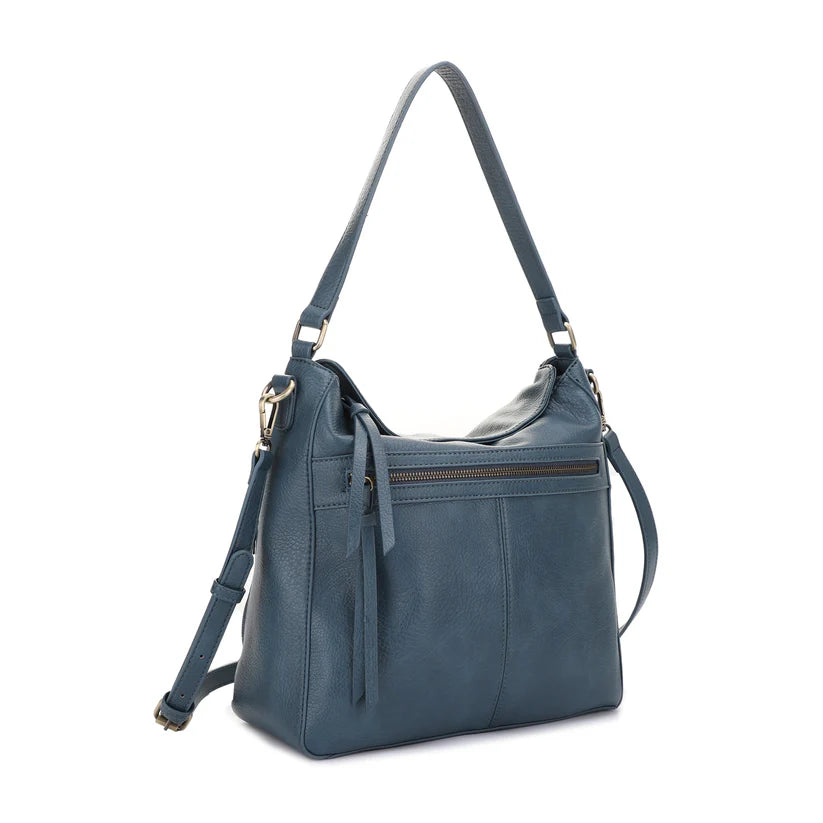 Dakota Lock and Key Hobo Shoulder Bag - Hiding Hilda, LLC