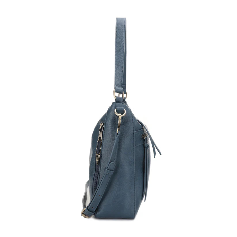 Dakota Lock and Key Hobo Shoulder Bag - Hiding Hilda, LLC