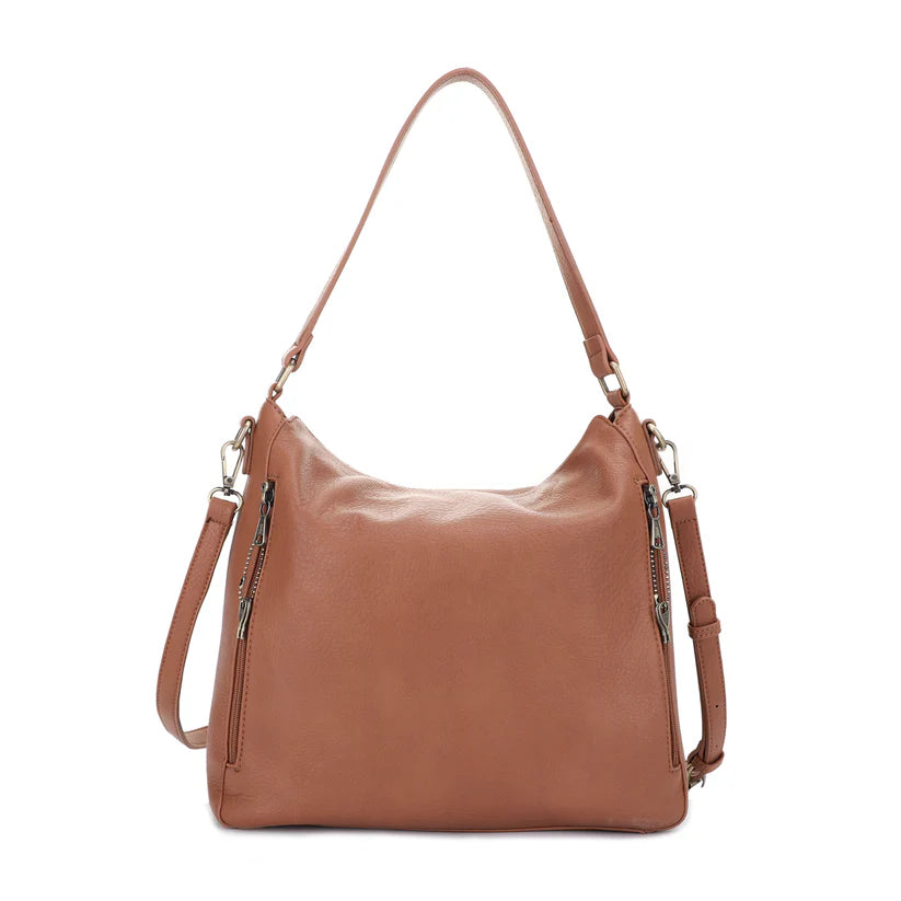 Dakota Lock and Key Hobo Shoulder Bag - Hiding Hilda, LLC