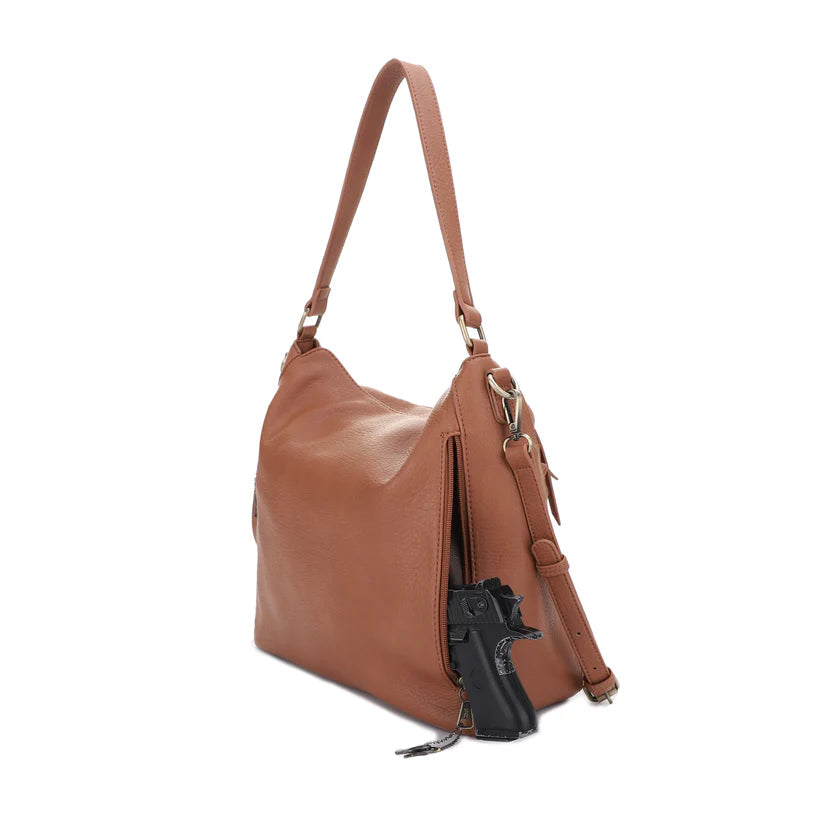 Dakota Lock and Key Hobo Shoulder Bag - Hiding Hilda, LLC