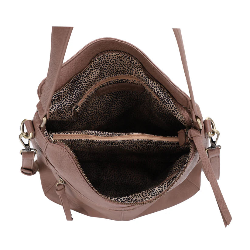 Dakota Lock and Key Hobo Shoulder Bag - Hiding Hilda, LLC