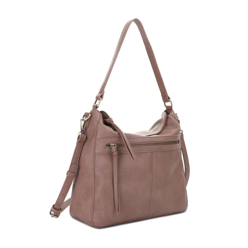 Dakota Lock and Key Hobo Shoulder Bag - Hiding Hilda, LLC