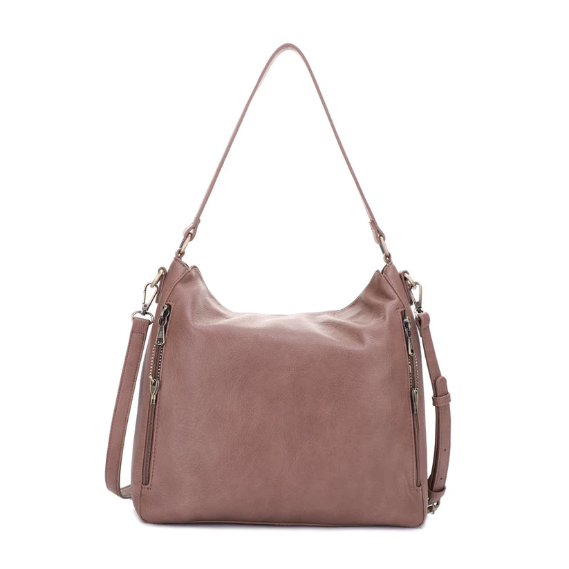 Dakota Lock and Key Hobo Shoulder Bag - Hiding Hilda, LLC