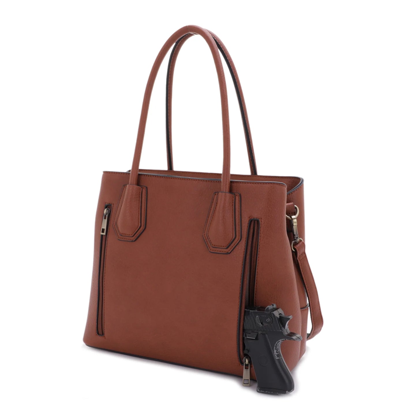 Lisa Concealed Carry Crossbody Satchel - Hiding Hilda, LLC