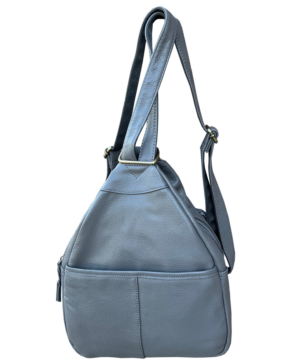 Concealed Carry Lockable Leather Backpack - Hiding Hilda, LLC
