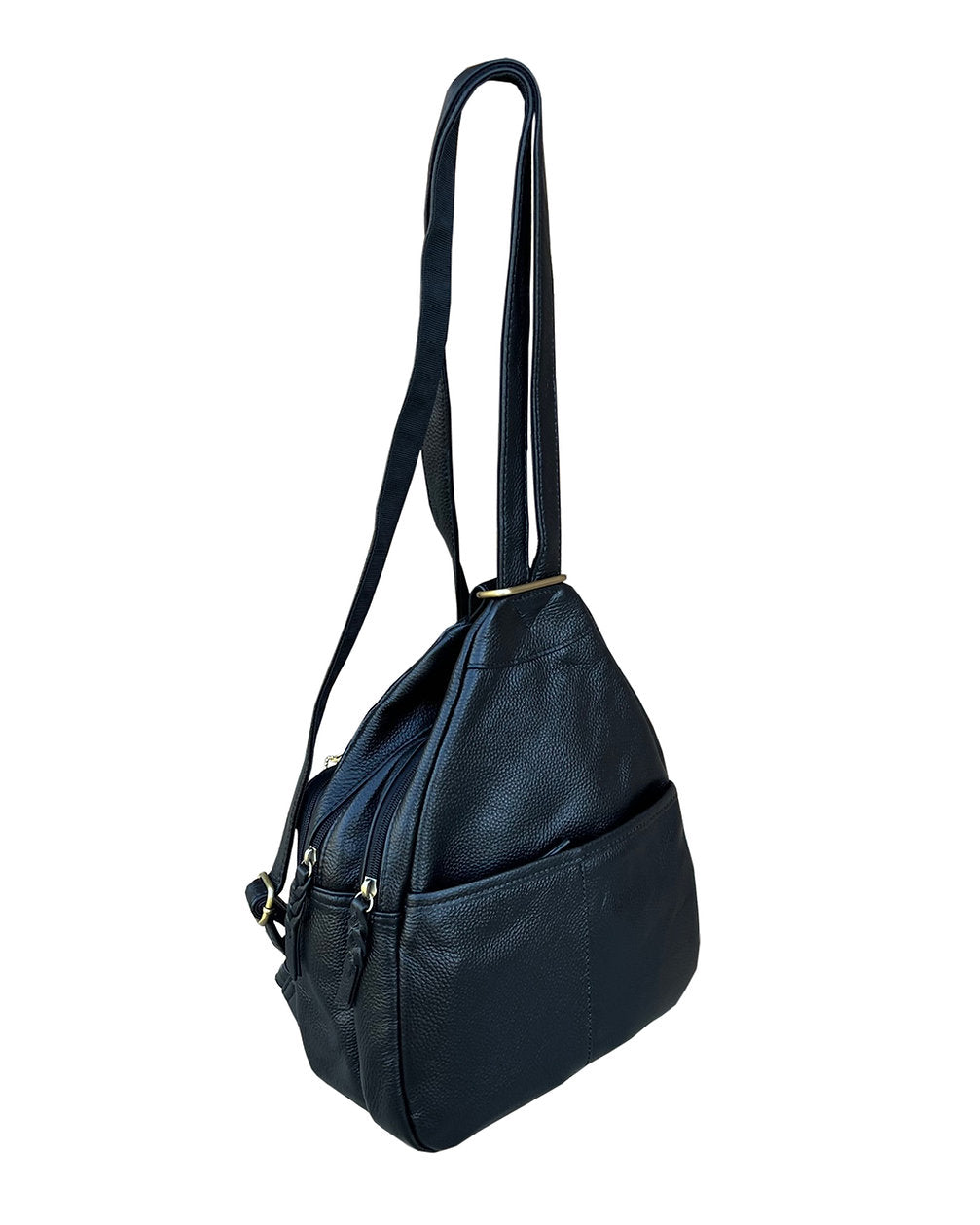 Concealed Carry Lockable Leather Backpack - Hiding Hilda, LLC