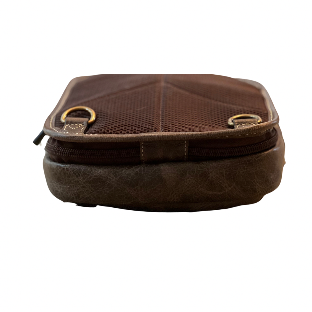 GTM Original RFID Lined Distressed Leather MINI Sling Bag - Hiding Hilda, LLC