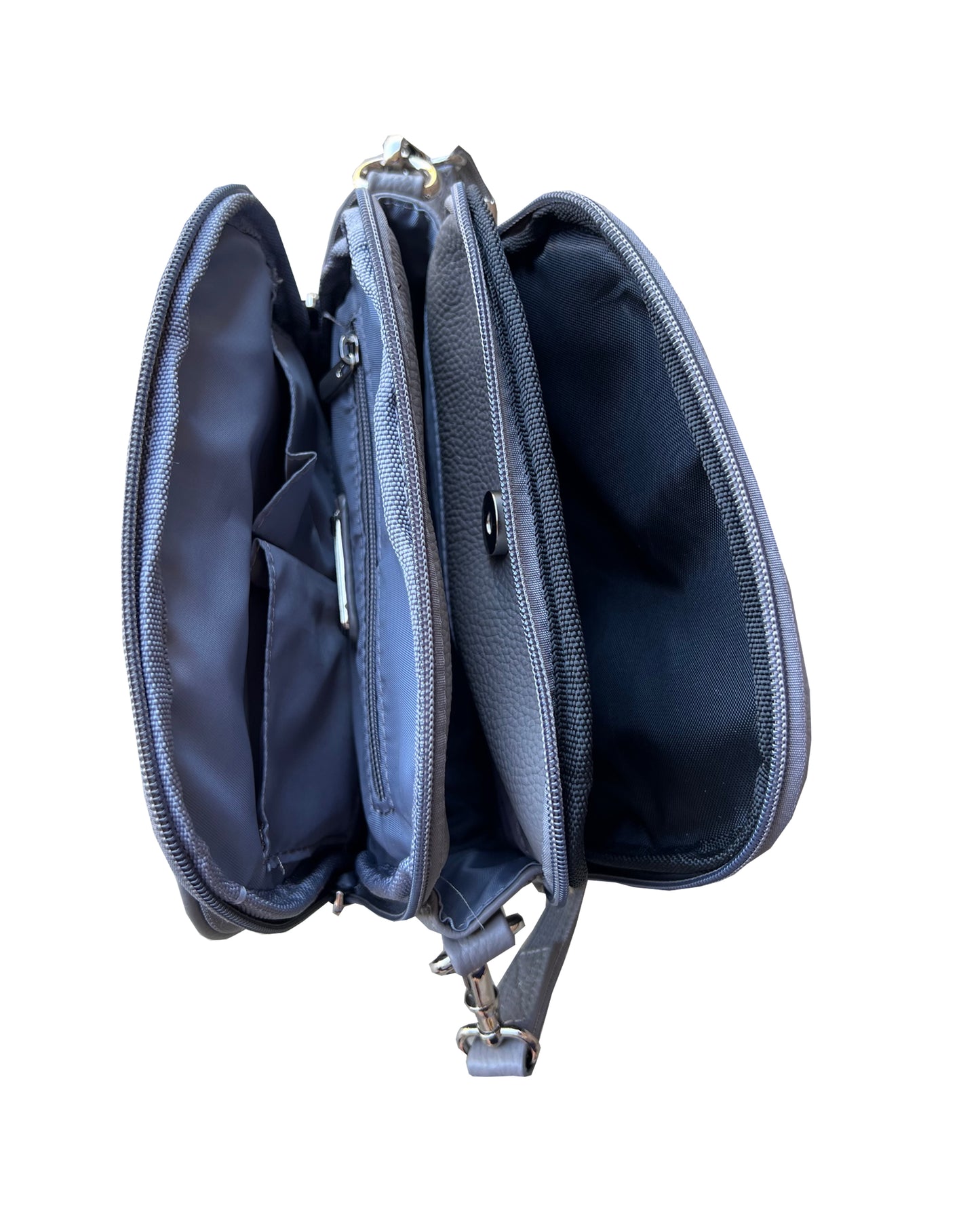 Leather Square Lockable Concealed Carry Purse by Roma - Hiding Hilda, LLC