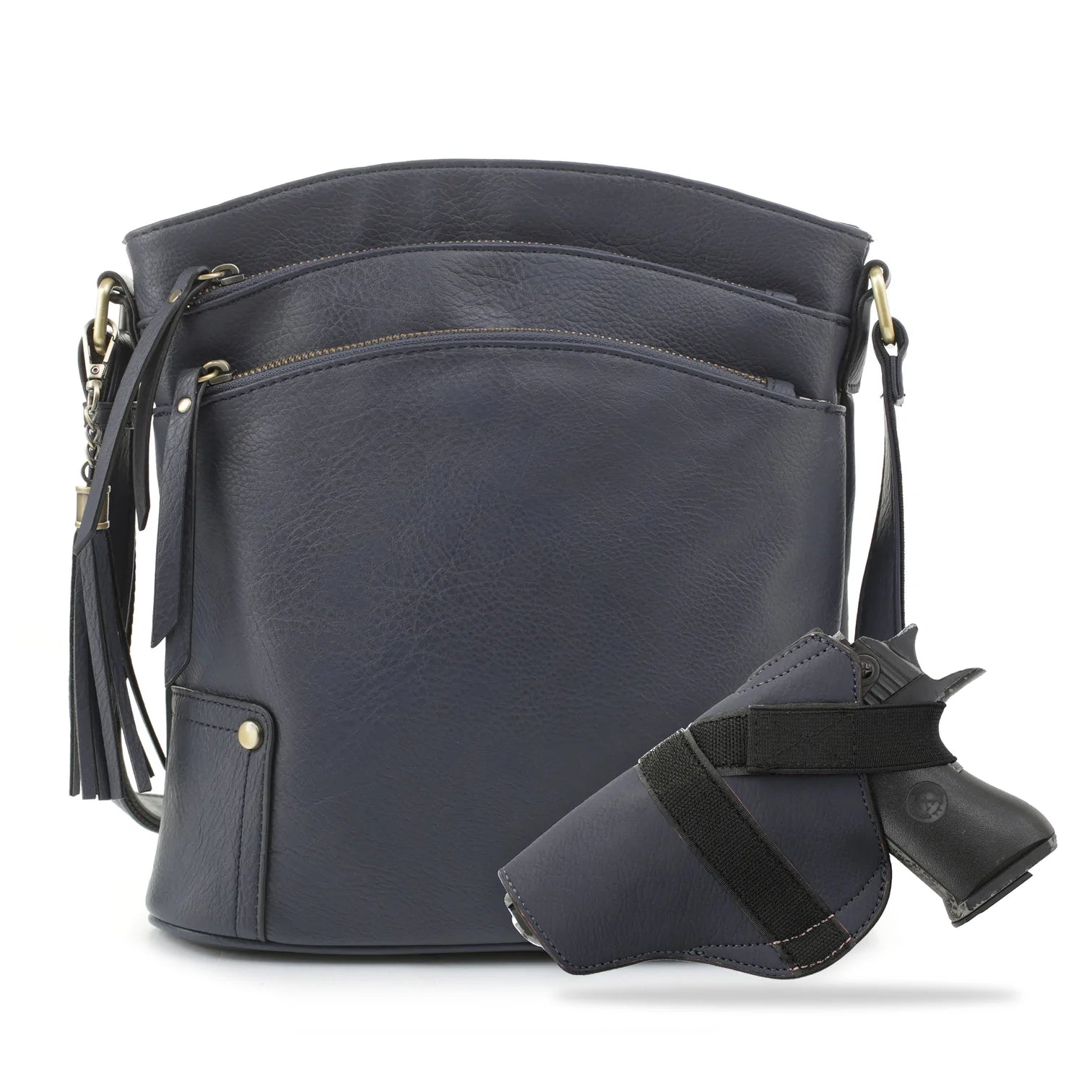 Robin Concealed Carry Lock & Key Crossbody Purse - Hiding Hilda, LLC