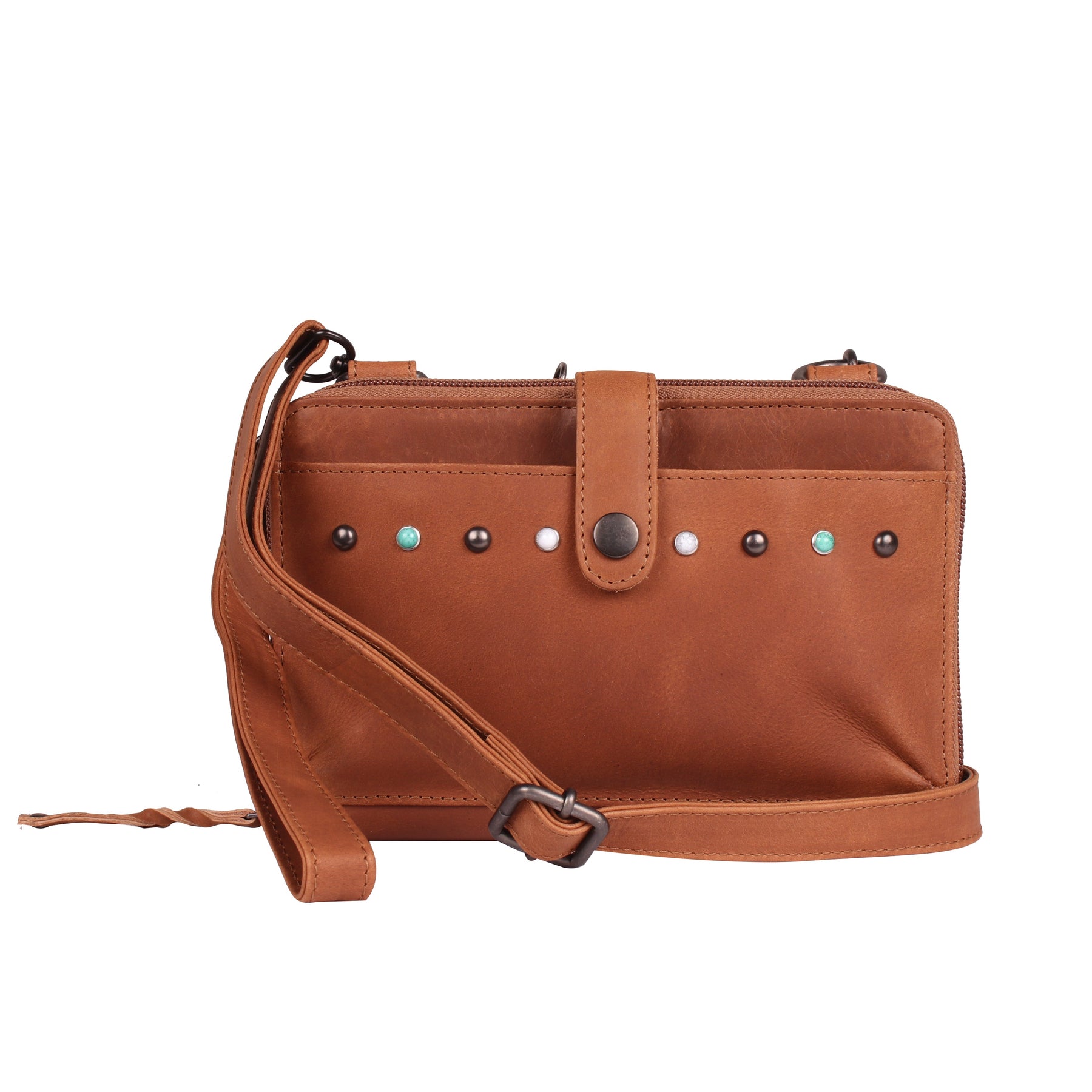 NEW SIZE Millie Leather Concealed Carry Crossbody Organizer - Hiding Hilda, LLC