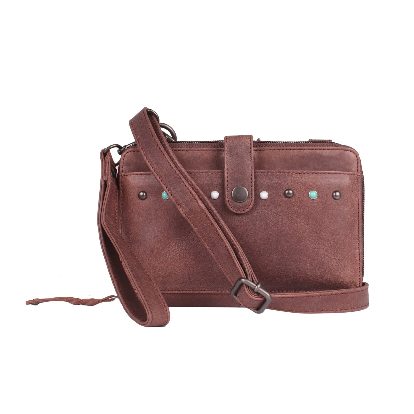 NEW SIZE Millie Leather Concealed Carry Crossbody Organizer - Hiding Hilda, LLC