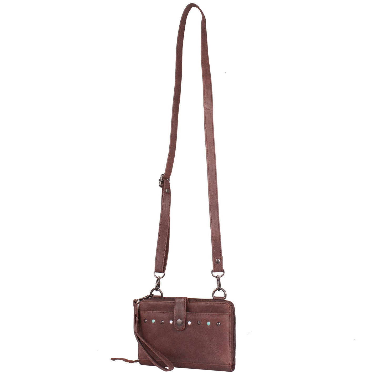 NEW SIZE Millie Leather Concealed Carry Crossbody Organizer - Hiding Hilda, LLC
