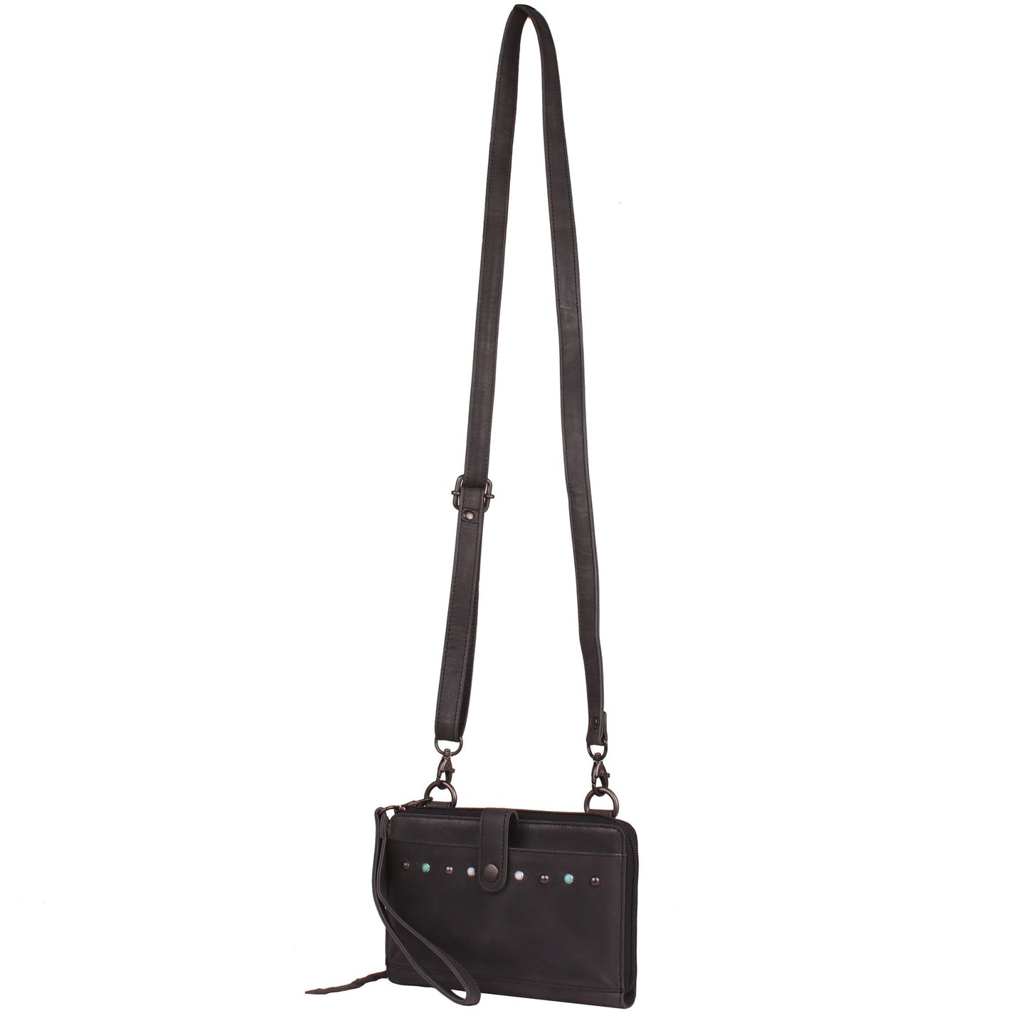 NEW SIZE Millie Leather Concealed Carry Crossbody Organizer - Hiding Hilda, LLC