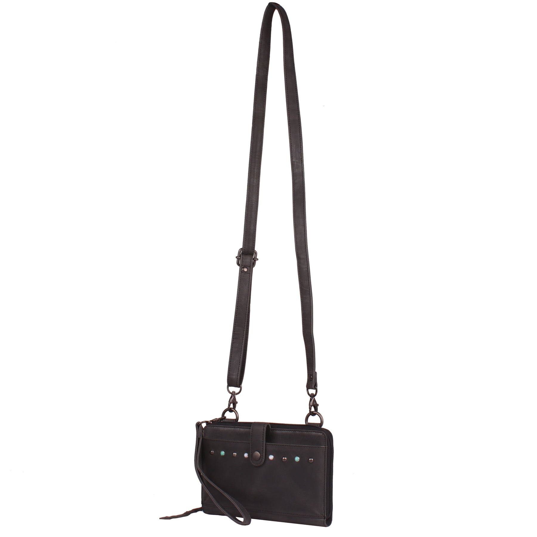 NEW SIZE Millie Leather Concealed Carry Crossbody Organizer - Hiding Hilda, LLC