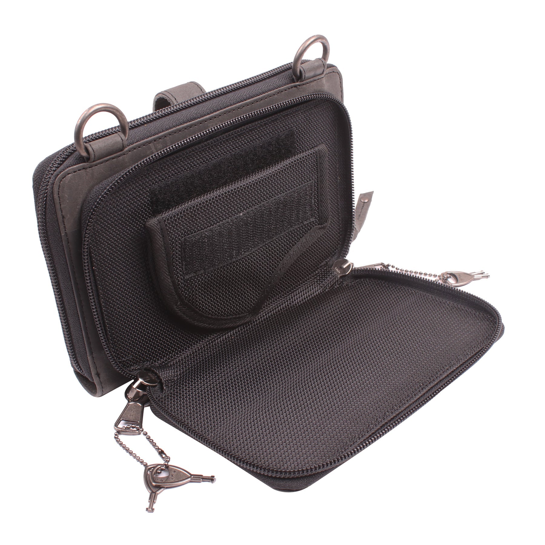 NEW SIZE Millie Leather Concealed Carry Crossbody Organizer - Hiding Hilda, LLC