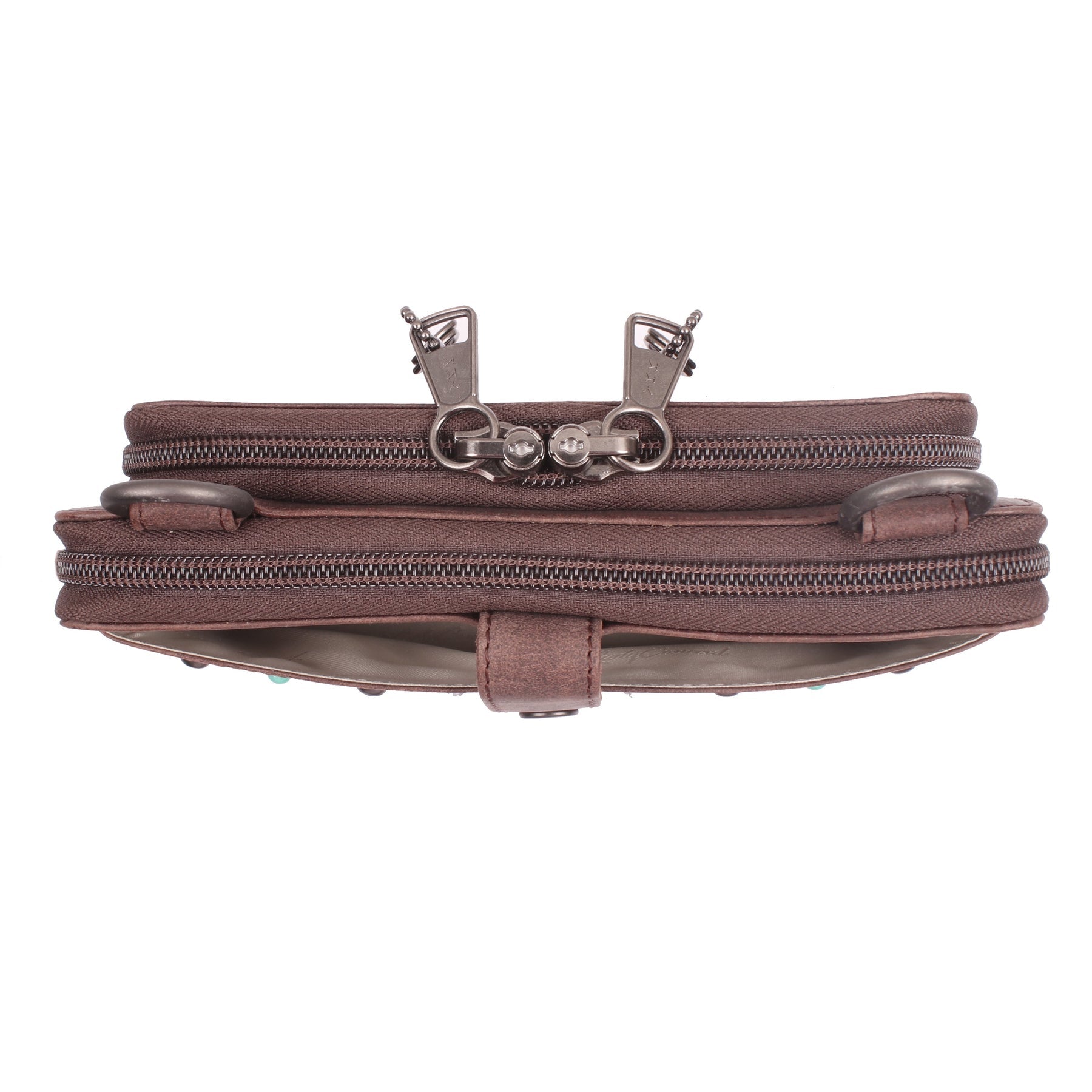 NEW SIZE Millie Leather Concealed Carry Crossbody Organizer - Hiding Hilda, LLC