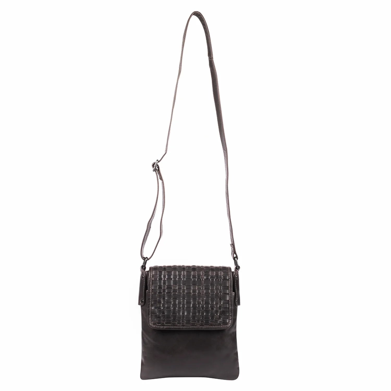 Woven Hana Concealed Carry Leather Crossbody Purse - Hiding Hilda, LLC