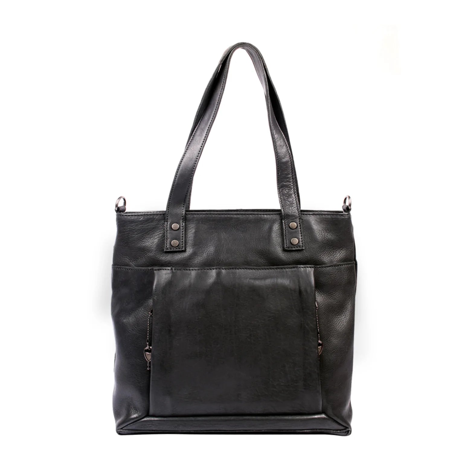 Eden Leather Concealed Carry Tote with Crossbody Strap - Hiding Hilda, LLC