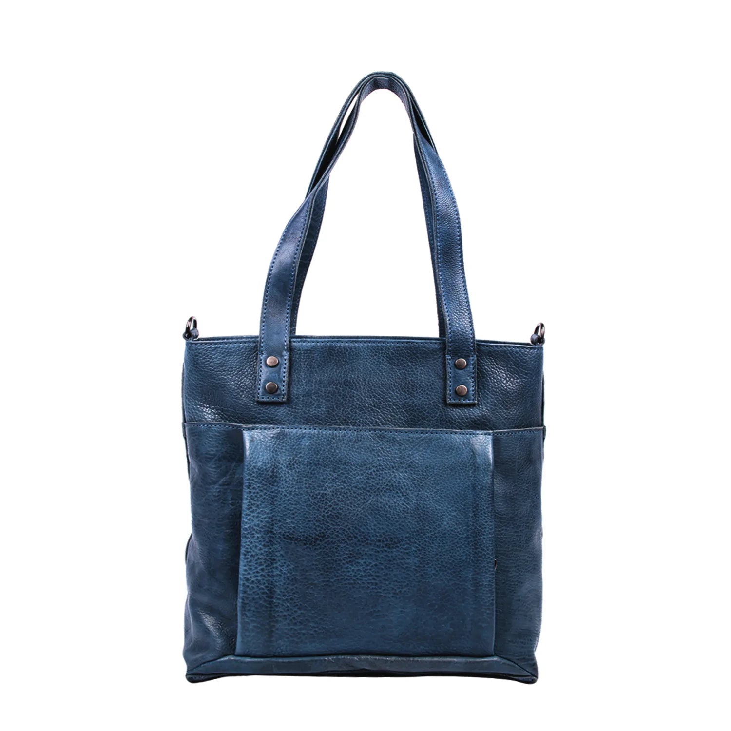 Eden Leather Concealed Carry Tote with Crossbody Strap - Hiding Hilda, LLC